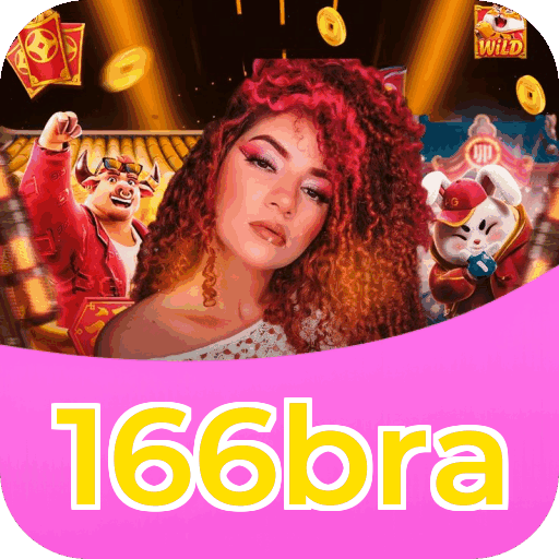 Interface do aplicativo 166bra mostrando jogos disponíveis no iOS e Android